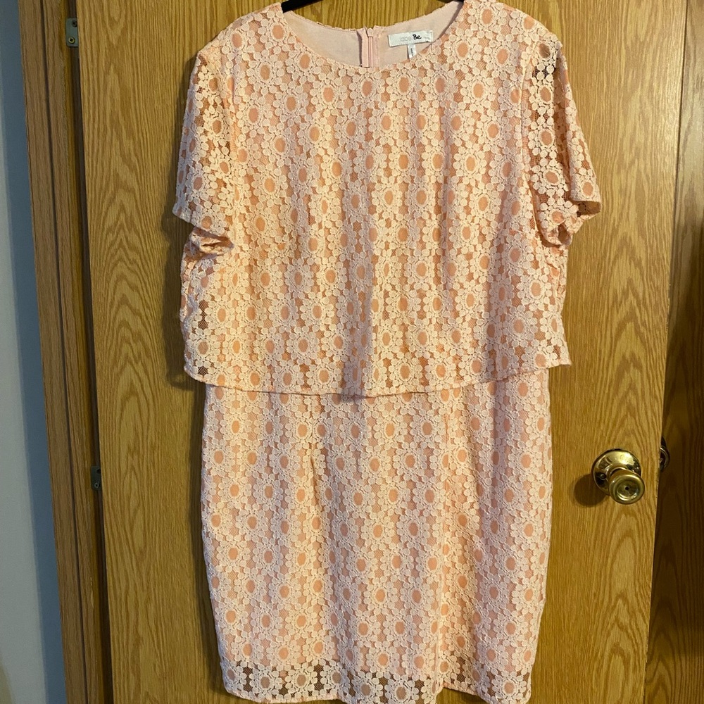 Pink Flutter Sleeve Sheath Midi Dress
